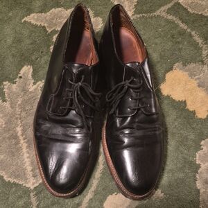 Common Projects Black Leather Derby Shoes